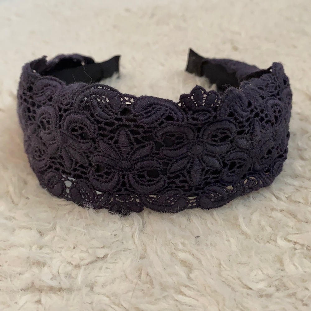 cute dark purple headband